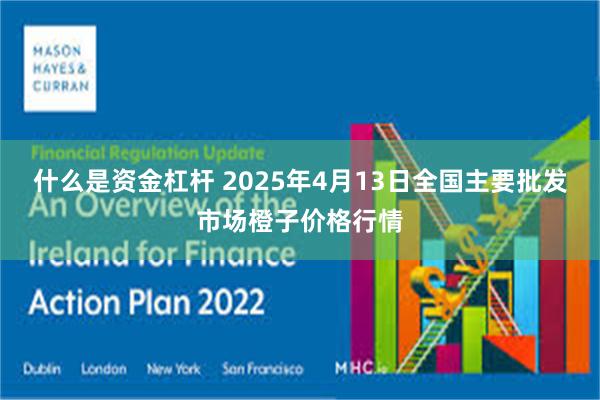什么是资金杠杆 2025年4月13日全国主要批发市场橙子价格行情